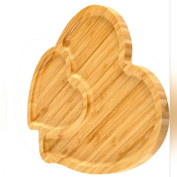 Heart Shaped Charcuterie Board Wood Serving Platter