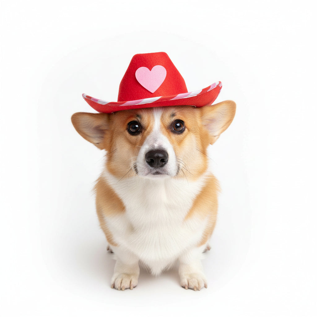 Valentine's Day Dog Hat
