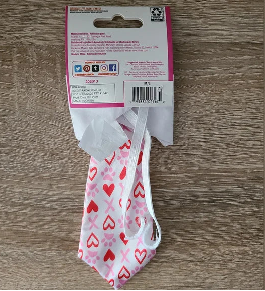 Heart Dog Tie