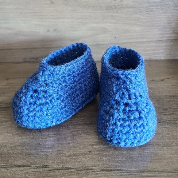 Blue Baby Boy Crib Shoes