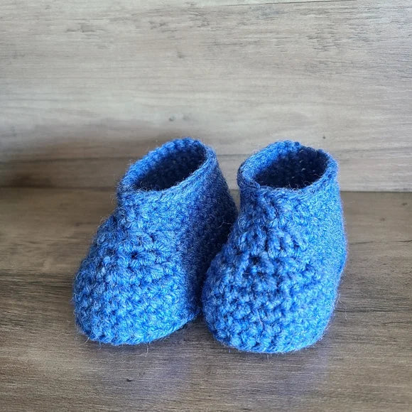 Blue Baby Boy Crib Shoes