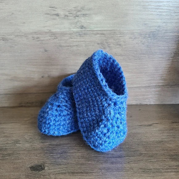 Blue Baby Boy Crib Shoes