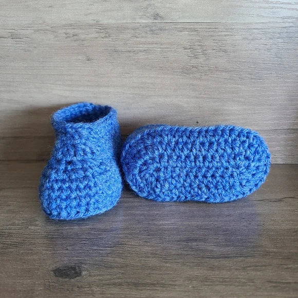 Blue Baby Boy Crib Shoes