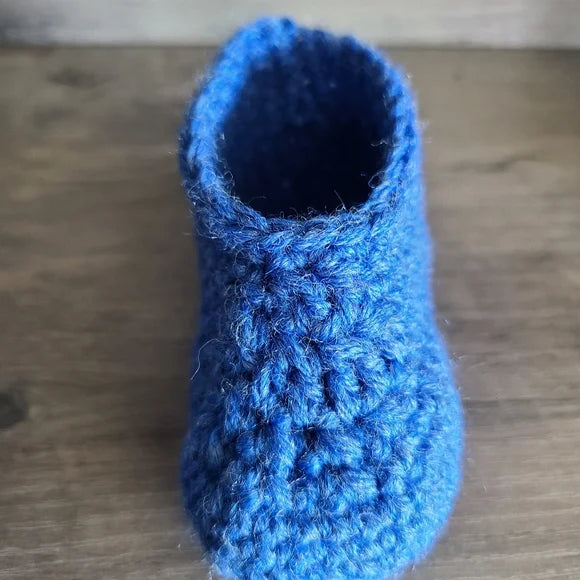 Blue Baby Boy Crib Shoes