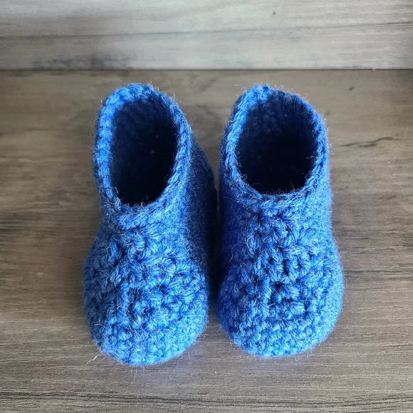 Blue Baby Boy Crib Shoes