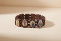 Brown Wood Religious Bracelet