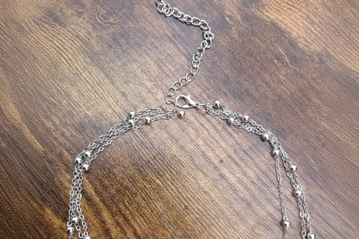 Western Pendant Layered Necklace with Turquoise