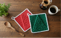 Crochet Christmas Tree potholders