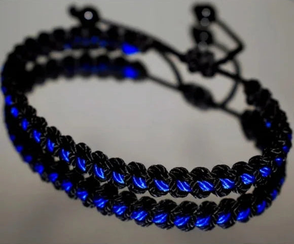 Thin Blue Line Bracelet