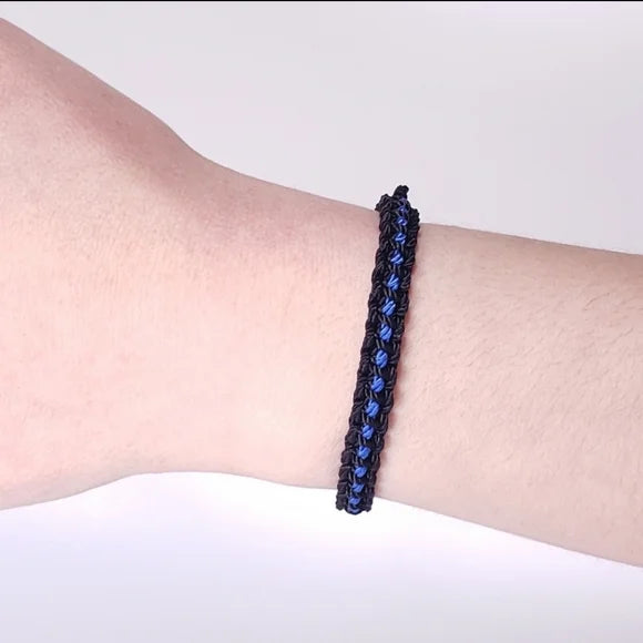Thin Blue Line Bracelet
